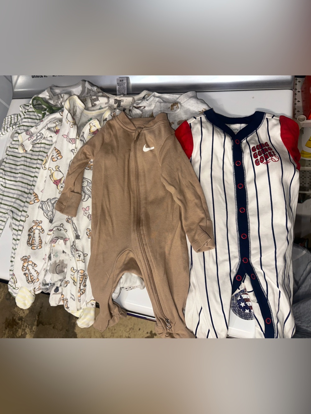 7 Baby Footed Zipper Sleepers